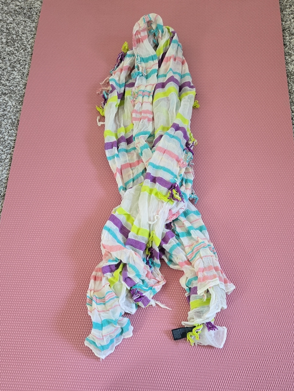 American Eagle Striped Scarf